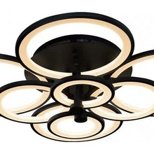 ILedex Ring A001/8 BK Люстра потолочная 103x79x20 см, Россия - фото 1 - фото 4