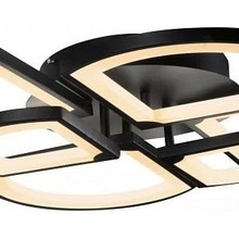 ILedex River 6882/6 BK Люстра потолочная 94x69,5x16 см, Россия - фото 1 - фото 4