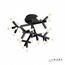 ILedex Savage FS-017-X25 BK Люстра потолочная Россия - фото 3