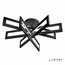 ILedex Stalker 9082-R800-X 128W BK Люстра потолочная Россия - фото 2