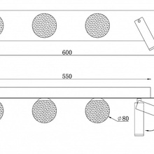 ILedex Telescope W4774-60 SBK Бра 60x16 см, Россия - фото 1 - фото 3