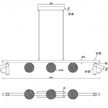 ILedex Telescope C4774-100 SBK Потолочный светильник 100x10x15 см, Россия - фото 1 - фото 4