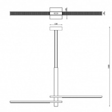 ILedex Vision 4722-97 SGD Потолочный светильник 97x12x150 см, Россия - фото 1 - фото 3