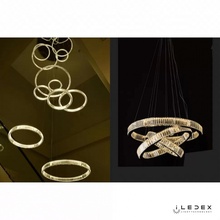 ILedex Woodstock 10920P/3-70W-3000K (8/6/4) GL-CL Потолочный светильник Россия - фото 1 - фото 2