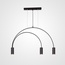 Imperiumloft Arc Black ARC01 Потолочный светильник 90x6x57 см, Россия - фото 1