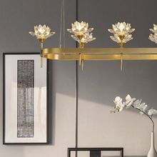 Imperiumloft Lotos Long LOTOS-LONG01 Люстра подвесная 115x36x20 см, Россия - фото 1 - фото 4