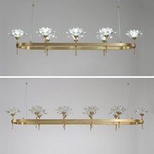 Imperiumloft Lotos Long LOTOS-LONG01 Люстра подвесная 115x36x20 см, Россия - фото 1 - фото 3