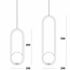 Imperiumloft Matthew Mccormick Hoop Silver Mila Pendant HOOP-B01 Светильник Россия - фото 3