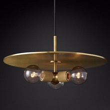 Imperiumloft Rh Utilitaire Disk Triple Pendant 40.2339 Светильник Россия - фото 1 - фото 1