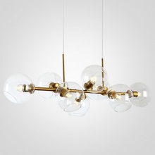 Imperiumloft Staggered Glass Chandelier 8 40.2211 Люстра подвесная 110x42x182 см, Россия - фото 1 - фото 1