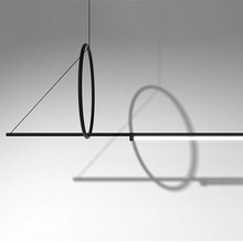 Imperiumloft Suspension Cercle Et Trait – Graphite Satine 40.1282-0-2 Светильник 170x45x45 см, Россия - фото 1 - фото 3