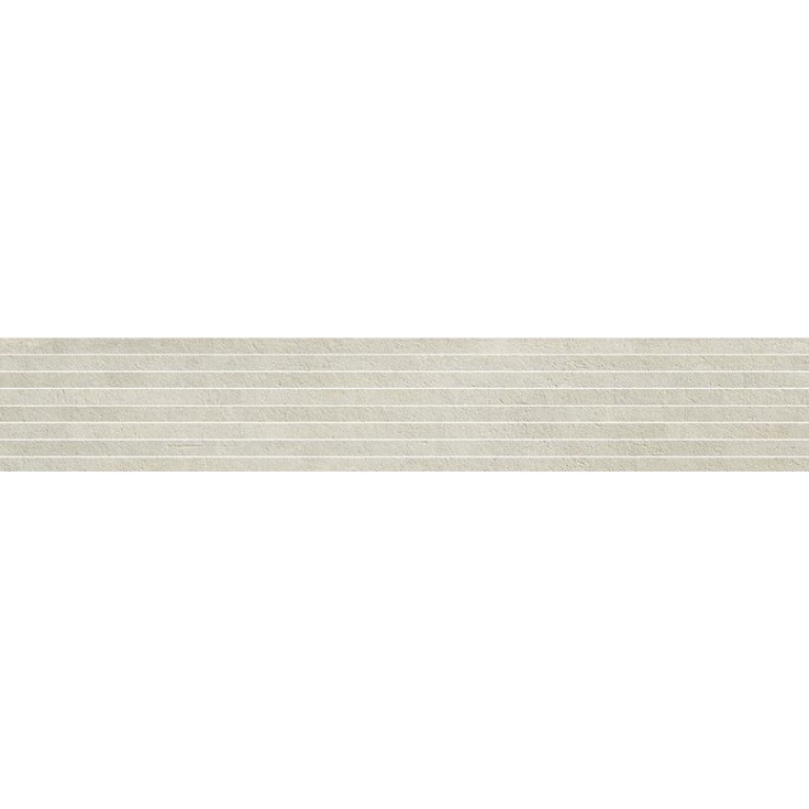 Impronta italgraniti I Cementi FL02LT Listello Tratto Beige Декор 20x120 см, Италия, под бетон  - фото 1