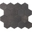 Impronta italgraniti Lux Experience MW02MESFA Pietra Grey Mosaico Esagona Fade Мозаика 26x30 см, Италия - фото 1
