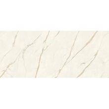 Impronta italgraniti Marble Touch MT01XPA Calacatta Extra Nat SQ 6mm Керамогранит 120x280 см, Италия, под мрамор - фото 1 - фото 1