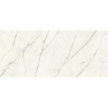 Impronta italgraniti Marble Touch MTV2XPL Calacatta Top Vc Lap SQ 6mm Керамогранит 120x280 см, Италия, под мрамор - фото 1 - фото 1