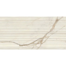 Impronta italgraniti Marble Touch MT01BAS Calacatta Extra Stripe SQ Керамогранит 60x120 см, Италия, под мрамор - фото 1 - фото 1