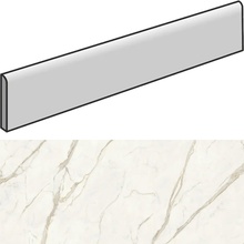 Impronta italgraniti Marble Touch MT0276 Calacatta Top Battiscopa SQ Плинтус 7x60 см, Италия, под мрамор - фото 1 - фото 1