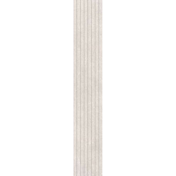 Impronta italgraniti Natural NL01LT White Listello Tratto 6mm Декор 20x120 см, Италия, под камень  - фото 1