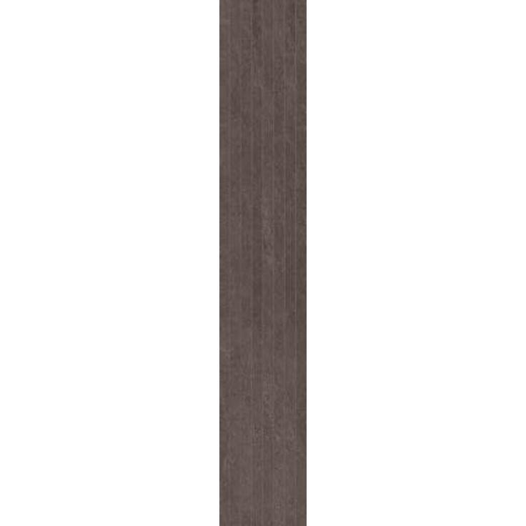 Impronta italgraniti Natural NL08LT Moka Listello Tratto 6mm Декор 20x120 см, Италия, под камень  - фото 1