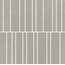 Impronta italgraniti Nuances NU02ML Grigio Mosaico Listelli Strideup Мозаика 30x30 см, Италия, под мозаику - фото 1