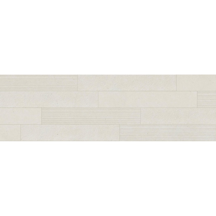 Impronta italgraniti Silver Grain SI01EAM White Listello Mix Керамогранит 20x120 см, Италия, под камень  - фото 1