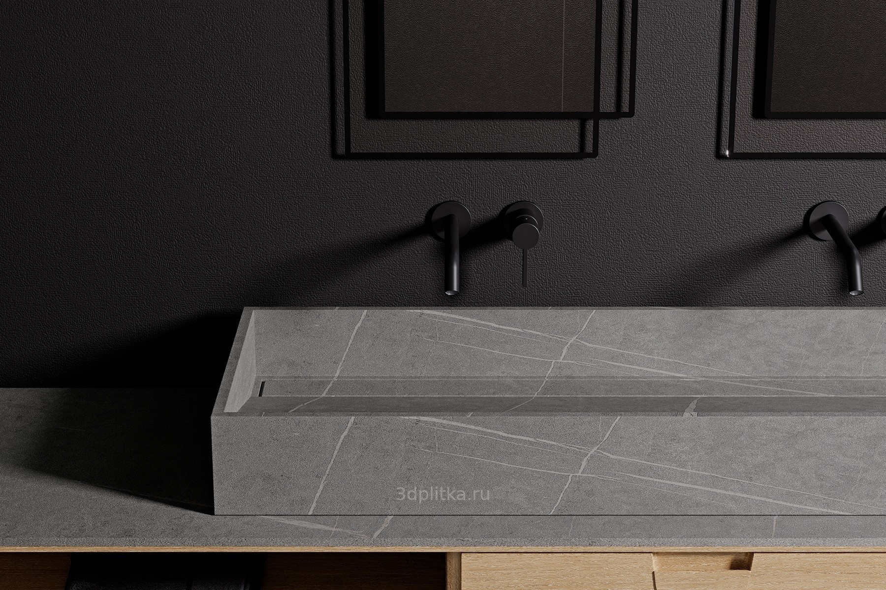 Inalco Fibre 100x250 см, керамогранит, Испания - фото интерьера 1