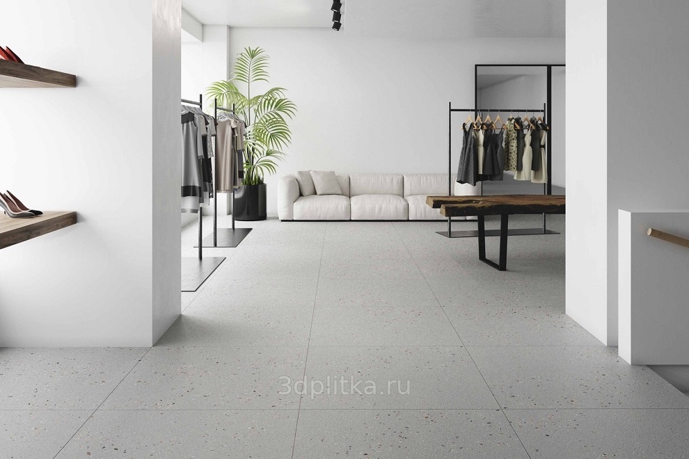 Inalco Joy 100x250 см, керамогранит, Испания, терраццо - фото интерьера 1