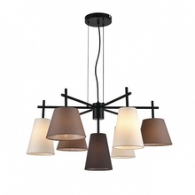 Indigo Abbinare 13032/7P Black Люстра подвесная Россия - фото 1 - фото 2