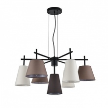 Indigo Abbinare 13032/7P Black Люстра подвесная Россия - фото 1 - фото 3