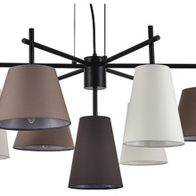 Indigo Abbinare 13032/7P Black Люстра подвесная Россия - фото 1 - фото 4