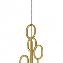 Indigo Amali 13026/1P Gold Потолочный светильник 25x18x50 см, Россия - фото 1 - фото 2