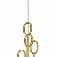 Indigo Amali 13026/1P Gold Потолочный светильник 25x18x50 см, Россия - фото 1 - фото 3