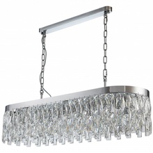 Indigo Anna 12029/10PL Chrome Люстра подвесная 100x30x24,5 см, Россия - фото 1 - фото 2