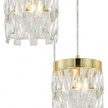 Indigo Anna 12029/3P Gold Потолочный светильник Россия - фото 1 - фото 2