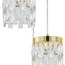 Indigo Anna 12029/3P Gold Потолочный светильник Россия - фото 1 - фото 3