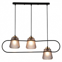 Indigo Astratto 11016/3P Black Светильник 84x15x36 см, Россия - фото 1 - фото 2