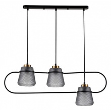 Indigo Astratto 11016/3P Black Светильник 84x15x36 см, Россия - фото 1 - фото 1