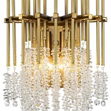 Indigo Cappella 12052/2W Gold Настенный светильник 39x39 см, Россия - фото 1 - фото 2