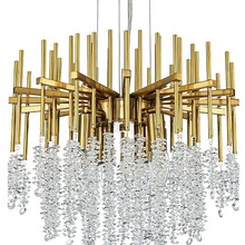 Indigo Cappella 12052/6P Gold Люстра подвесная 40x40x39 см, Россия - фото 1 - фото 4