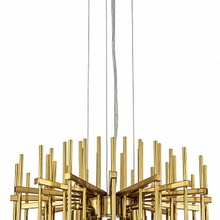 Indigo Cappella 12052/6P Gold Люстра подвесная 40x40x39 см, Россия - фото 1 - фото 3