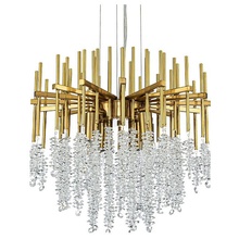 Indigo Cappella 12052/6P Gold Люстра подвесная 40x40x39 см, Россия - фото 1 - фото 1