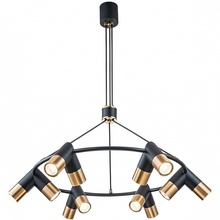 Indigo Doppio 11036/12P Black Люстра подвесная Россия - фото 1 - фото 2