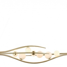 Indigo Flusso 11025/7P Gold Светильник 119x27x29,5 см, Россия - фото 1 - фото 2