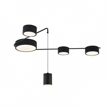 Indigo Modulo 14028/5С Black Люстра потолочная 101,8x86,1x20 см, Россия - фото 1 - фото 2