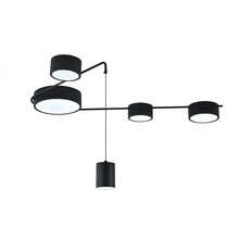 Indigo Modulo 14028/5С Black Люстра потолочная 101,8x86,1x20 см, Россия - фото 1 - фото 3