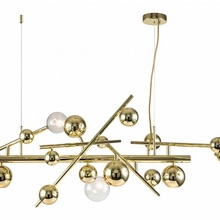 Indigo Saldo 11033/6PL Gold Люстра подвесная 127,5x50x42,5 см, Россия - фото 1 - фото 3