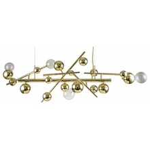 Indigo Saldo 11033/6PL Gold Люстра подвесная 127,5x50x42,5 см, Россия - фото 1 - фото 1