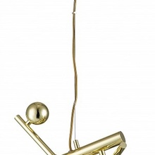 Indigo Saldo 11033/2P Gold Потолочный светильник Россия - фото 1 - фото 2