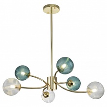 Indigo Selva 11032/6R Gold Люстра Россия - фото 1 - фото 2