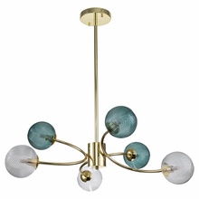 Indigo Selva 11032/6R Gold Люстра Россия - фото 1 - фото 3